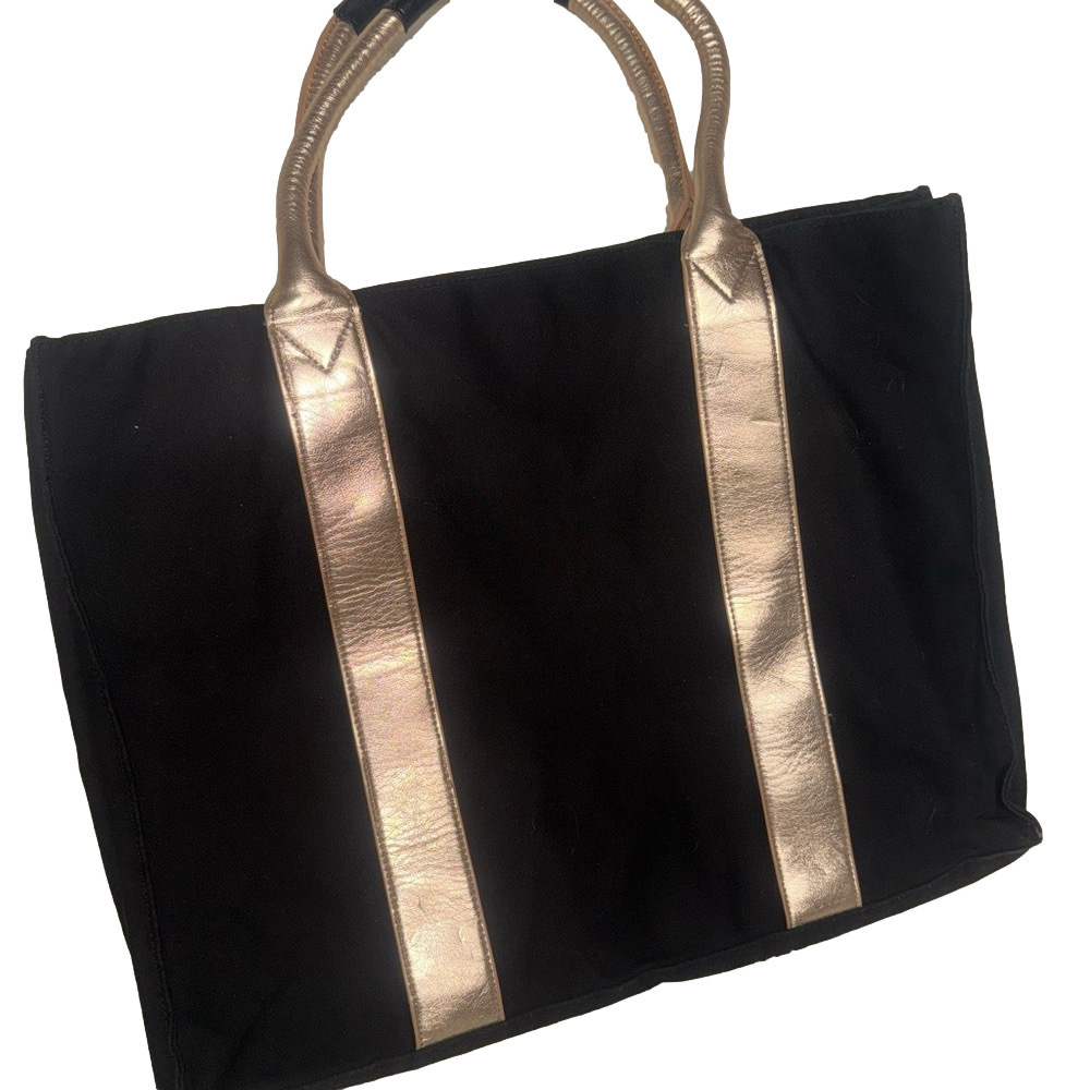 Victoria's Secret Black Gold Tote Bag - Picture 4 of 5